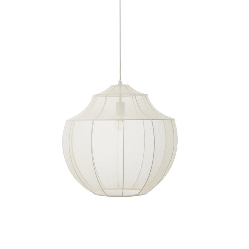 Elveline Lampe Suspension en Tissu Maille d'Élégance Premium