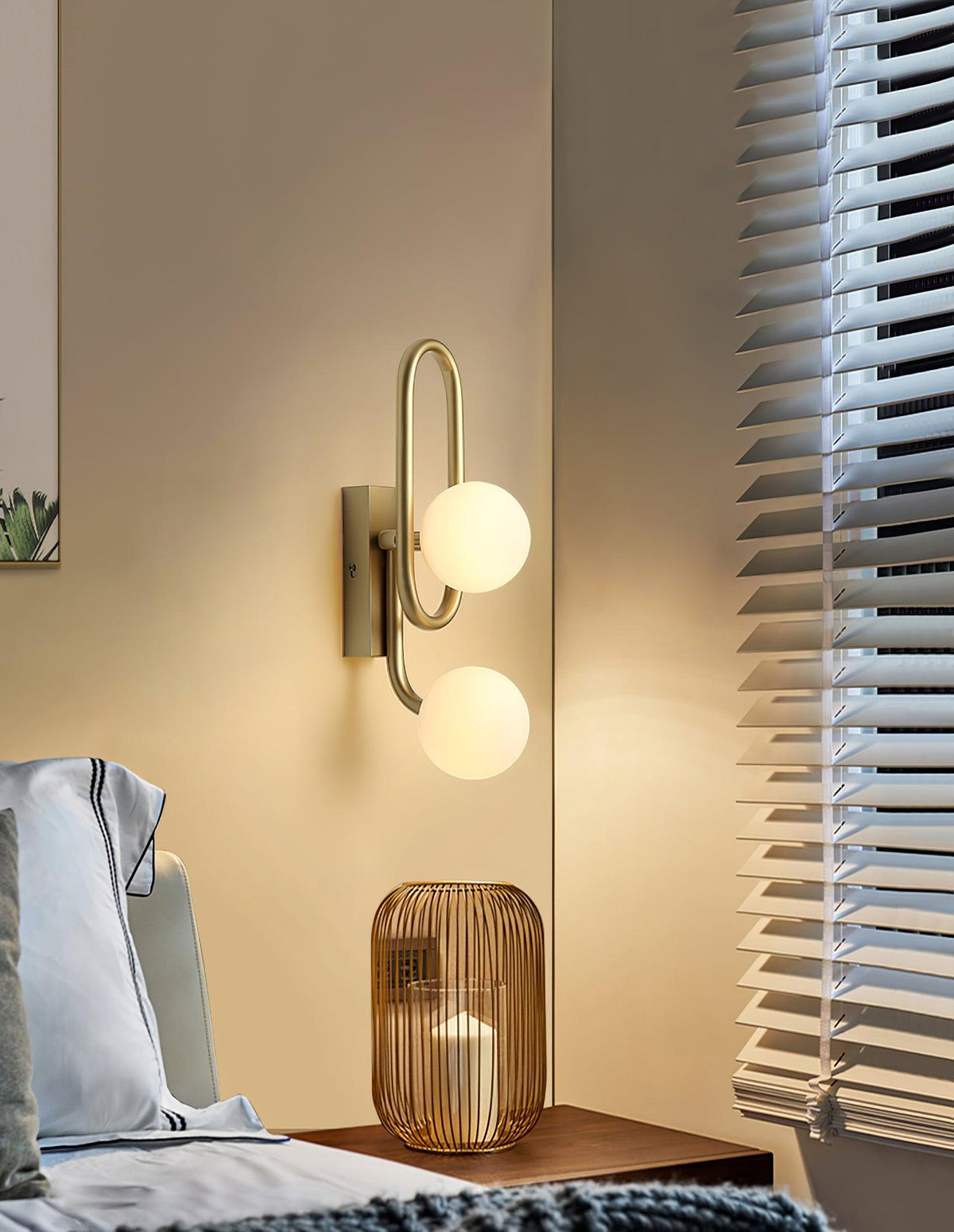 Alphaia Applique Murale Verre Moderne Minimaliste