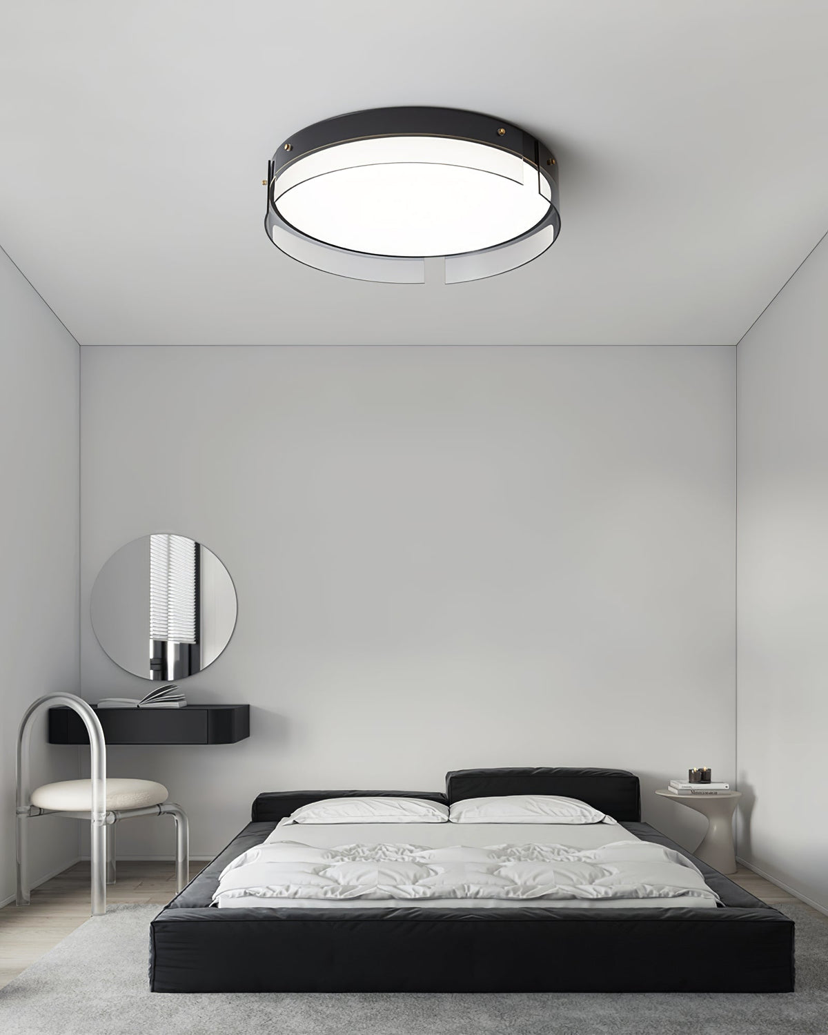 Roselise Plafonnier Minimaliste en Laiton