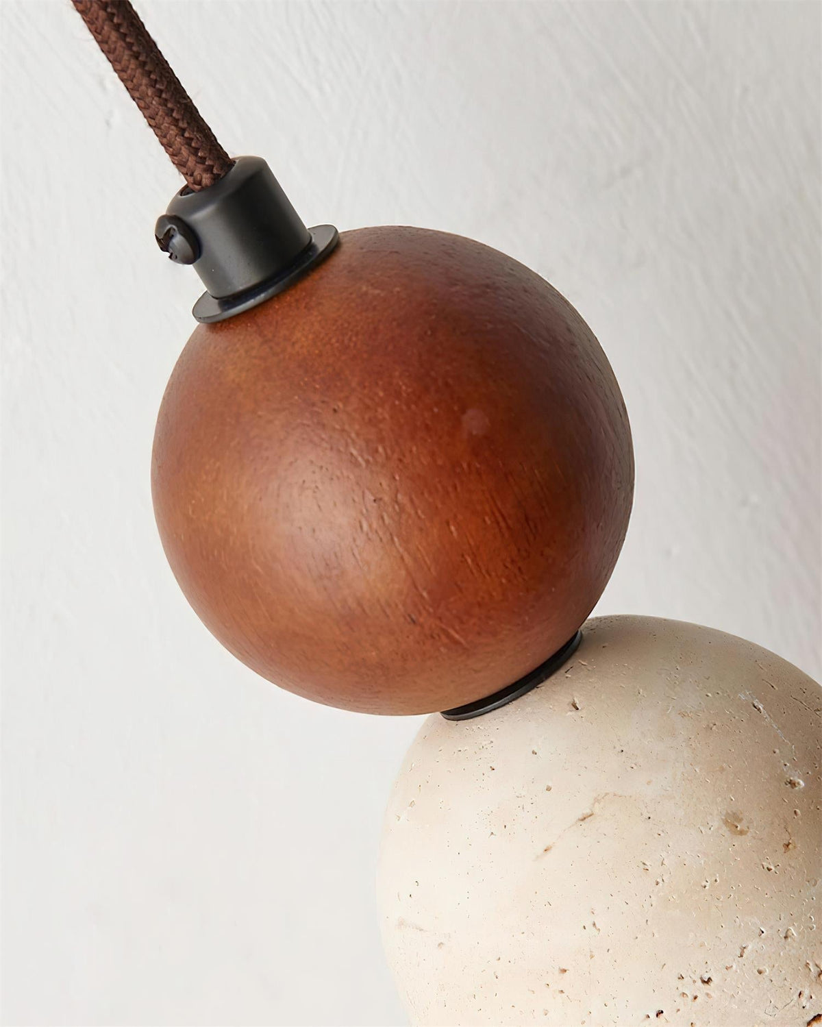 Nolira Pendant Light Wood Travertine Natural-Neutral Decor