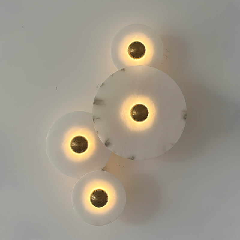 Slender Wall Lamp Alabaster Modern Minimalist-Neutral Decor