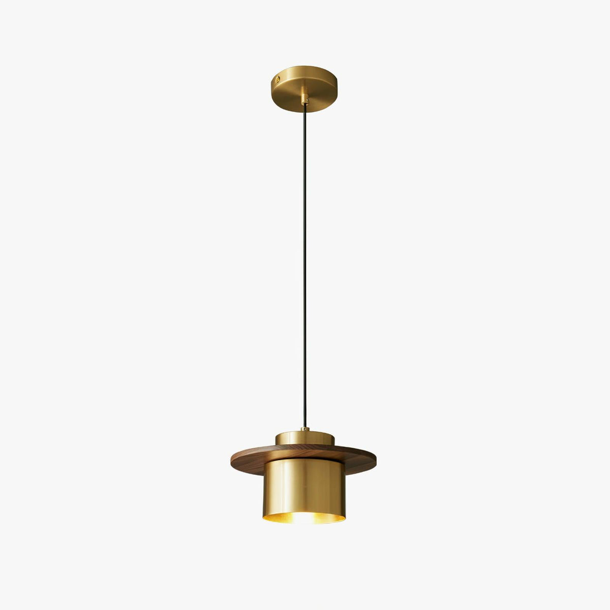 Orliora Lustre Suspendu Industriel En Laiton