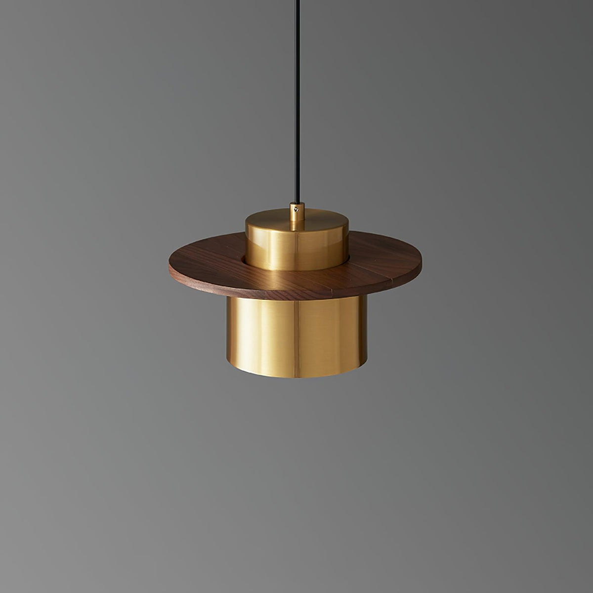 Orliora Lustre Suspendu Industriel En Laiton