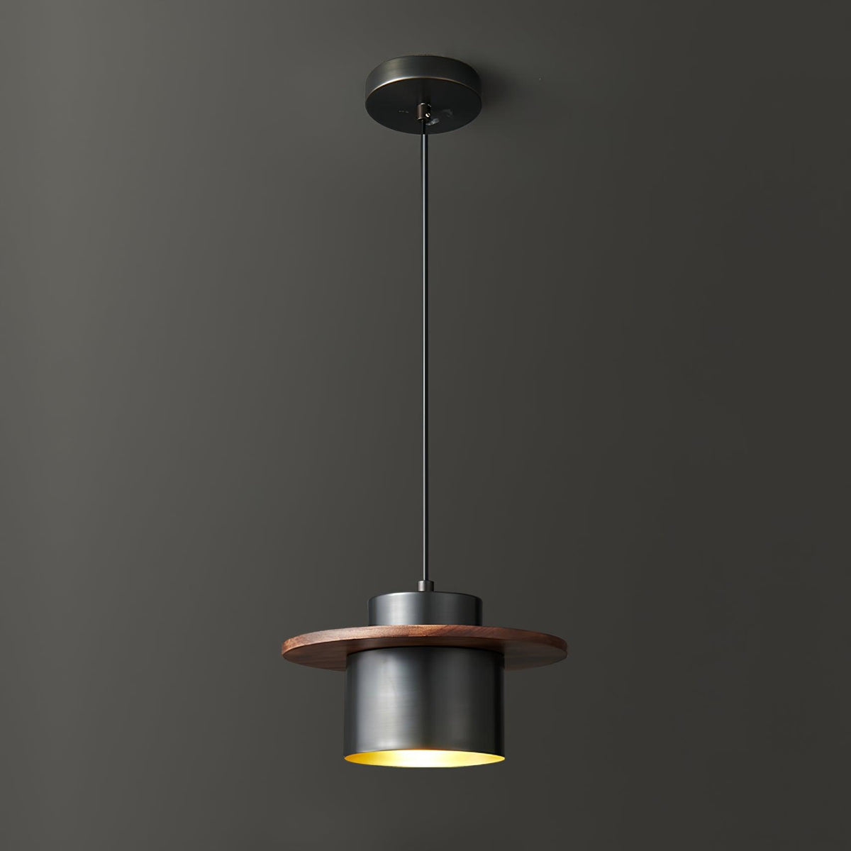 Orliora Lustre Suspendu Industriel En Laiton