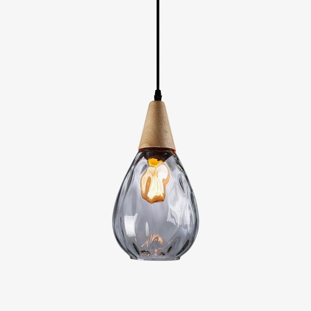 Levoria Suspension en Verre Clair Nordique Moderne