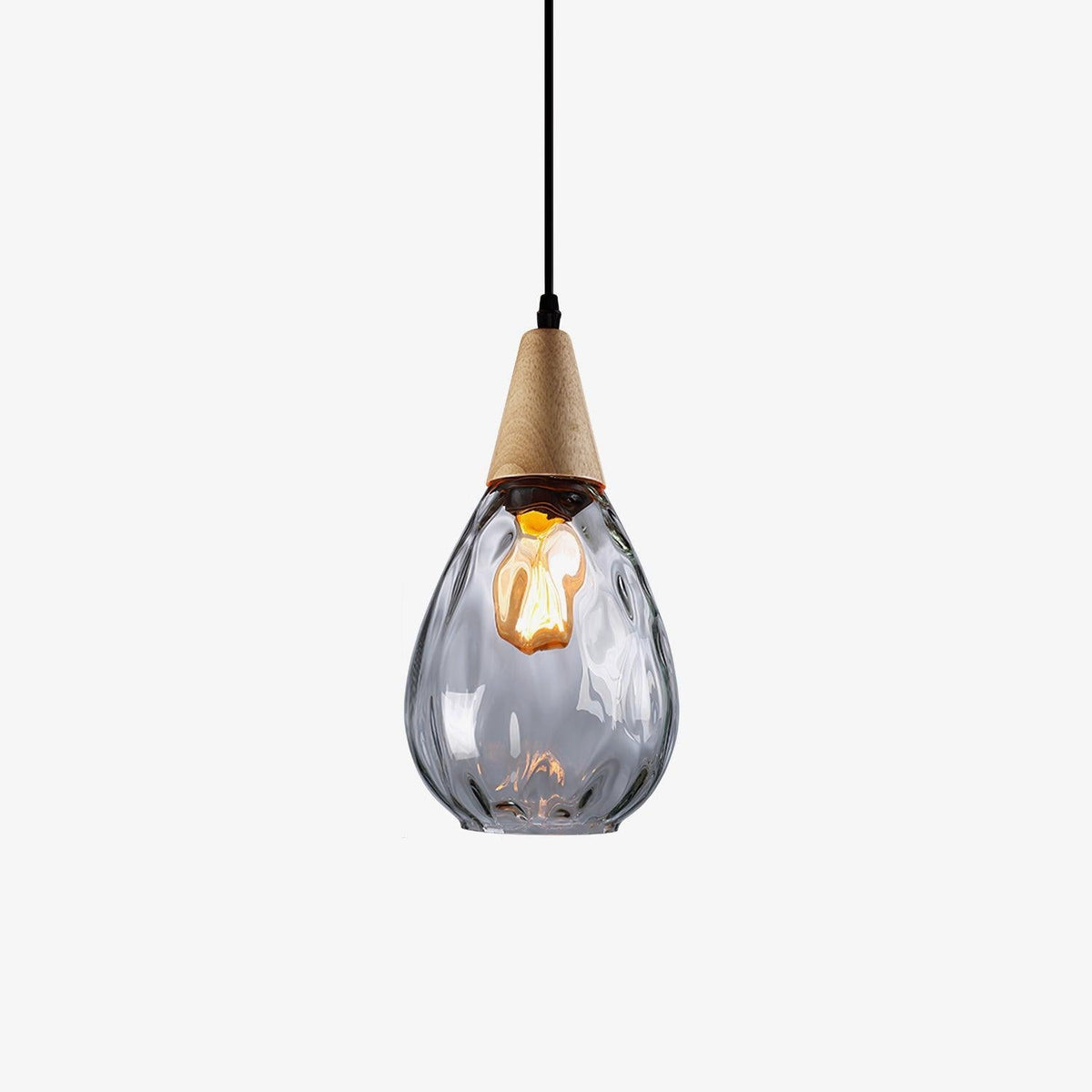 Levoria Suspension en Verre Clair Nordique Moderne