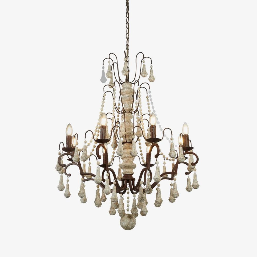 Jonas Lustre en Bois de Luxe