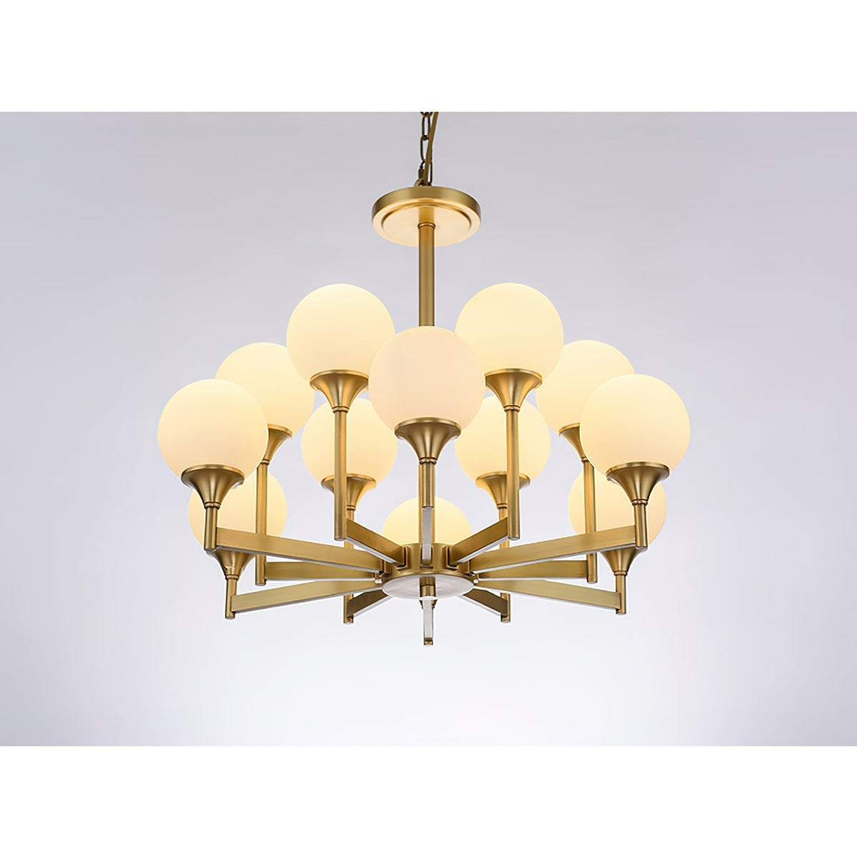 Himinuvyh Ancien Industriel Métal Verre Lustre