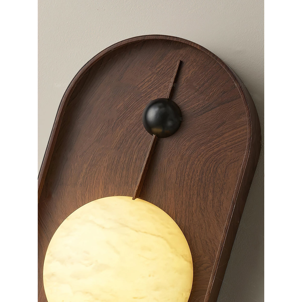 Gloruvyu Individuel Créativité Métal Albâtre Applique Murale