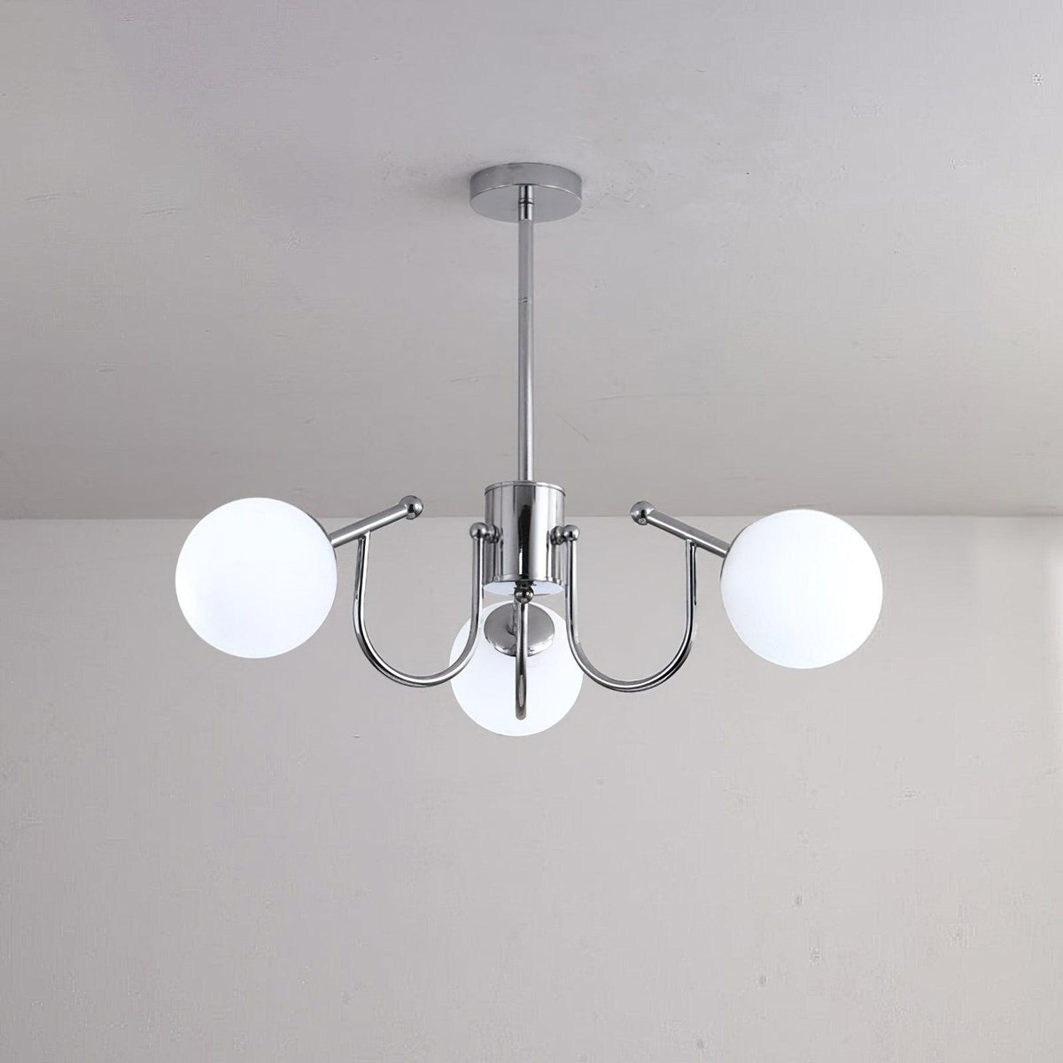 Ceduna Lustre Globe en Chrome Moderne