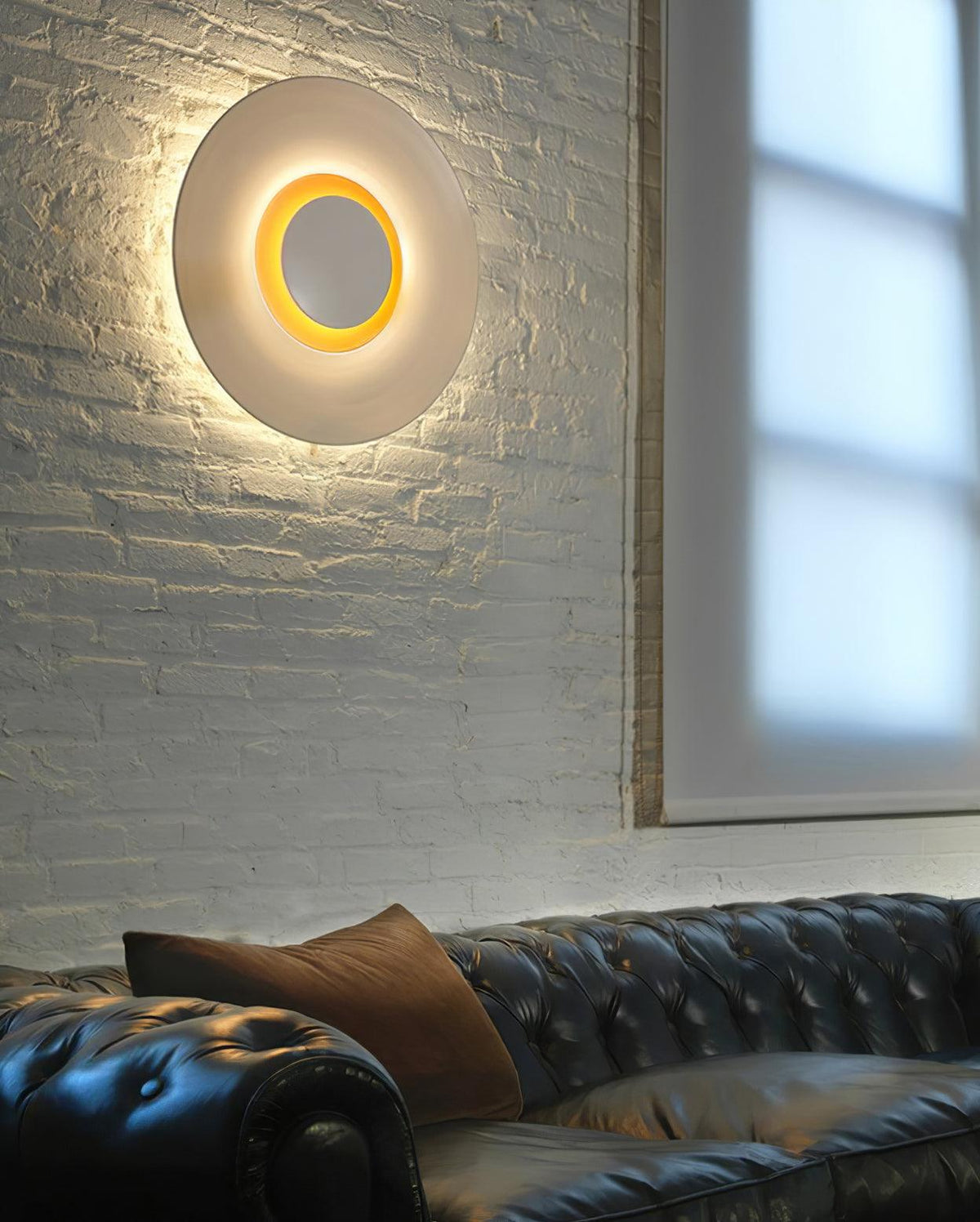 Wall Light Metal Halo Integrated LED Gold Ring Modern Minimalist-Neutral Decor