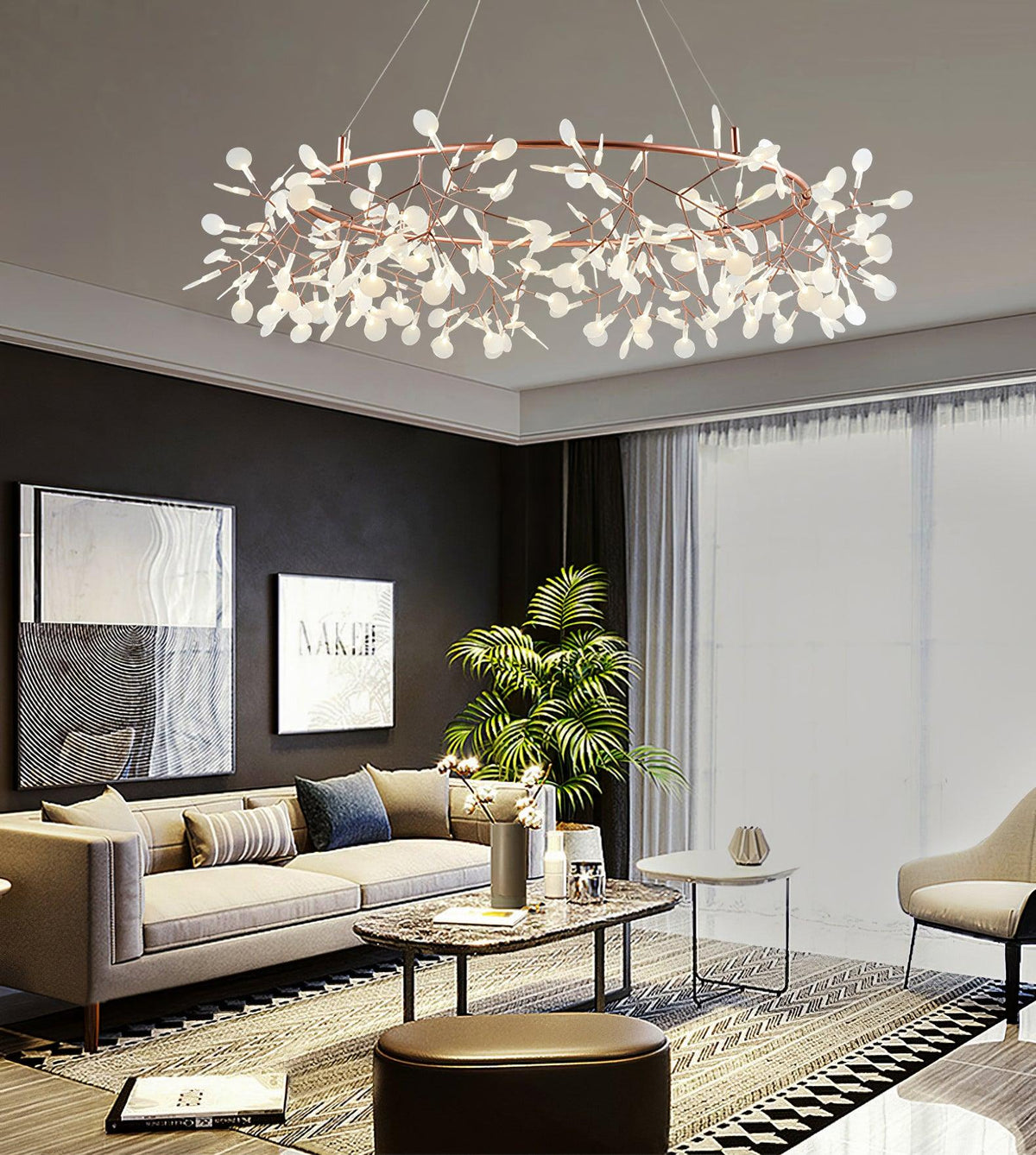 Coreria Lustre Branche Firefly LED