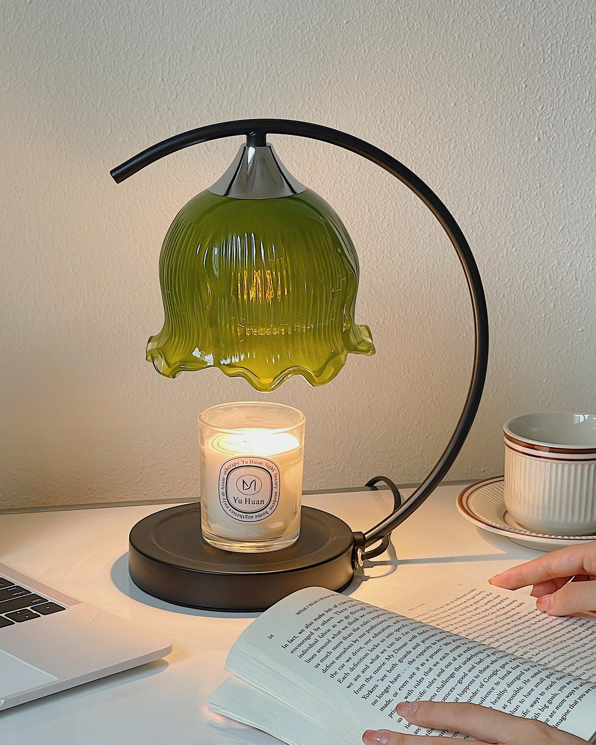 Binli Lampe de Table Chauffe-Bougies