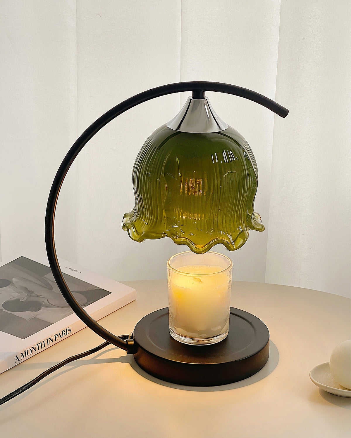 Binli Lampe de Table Chauffe-Bougies
