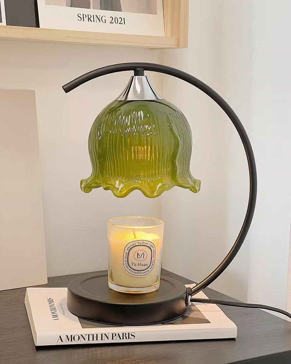 Binli Lampe de Table Chauffe-Bougies