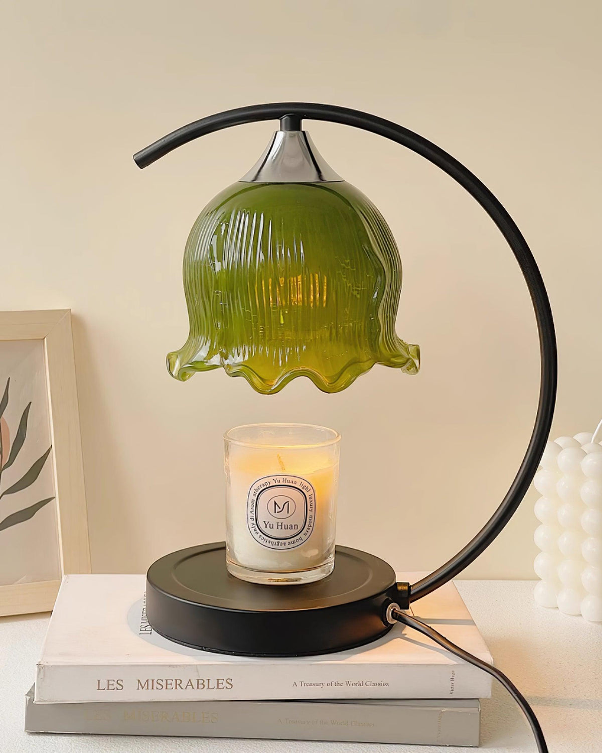 Binli Lampe de Table Chauffe-Bougies