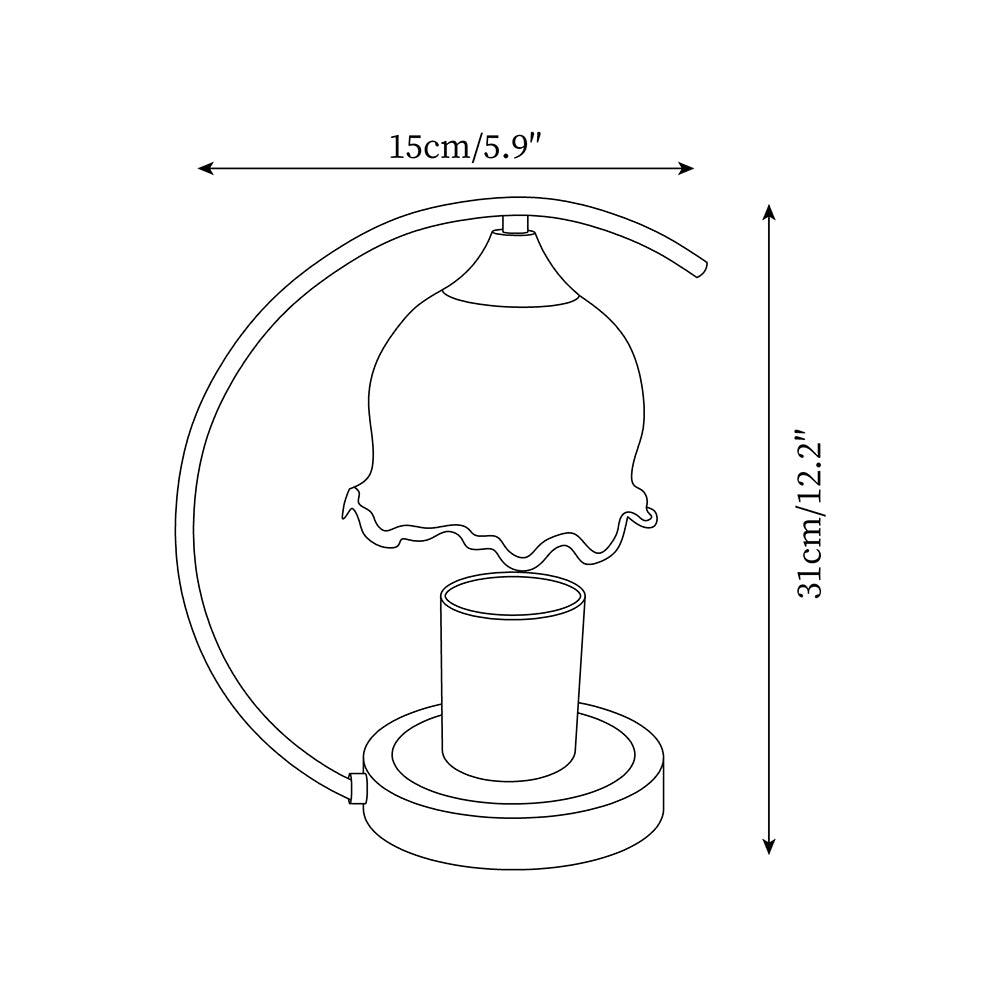 Binli Lampe de Table Chauffe-Bougies