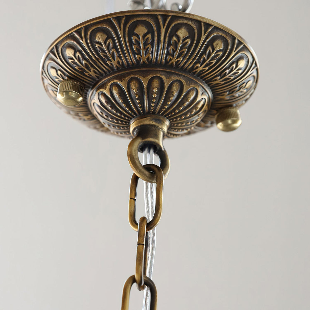 Lifestyle image of the pendant light in an entryway.