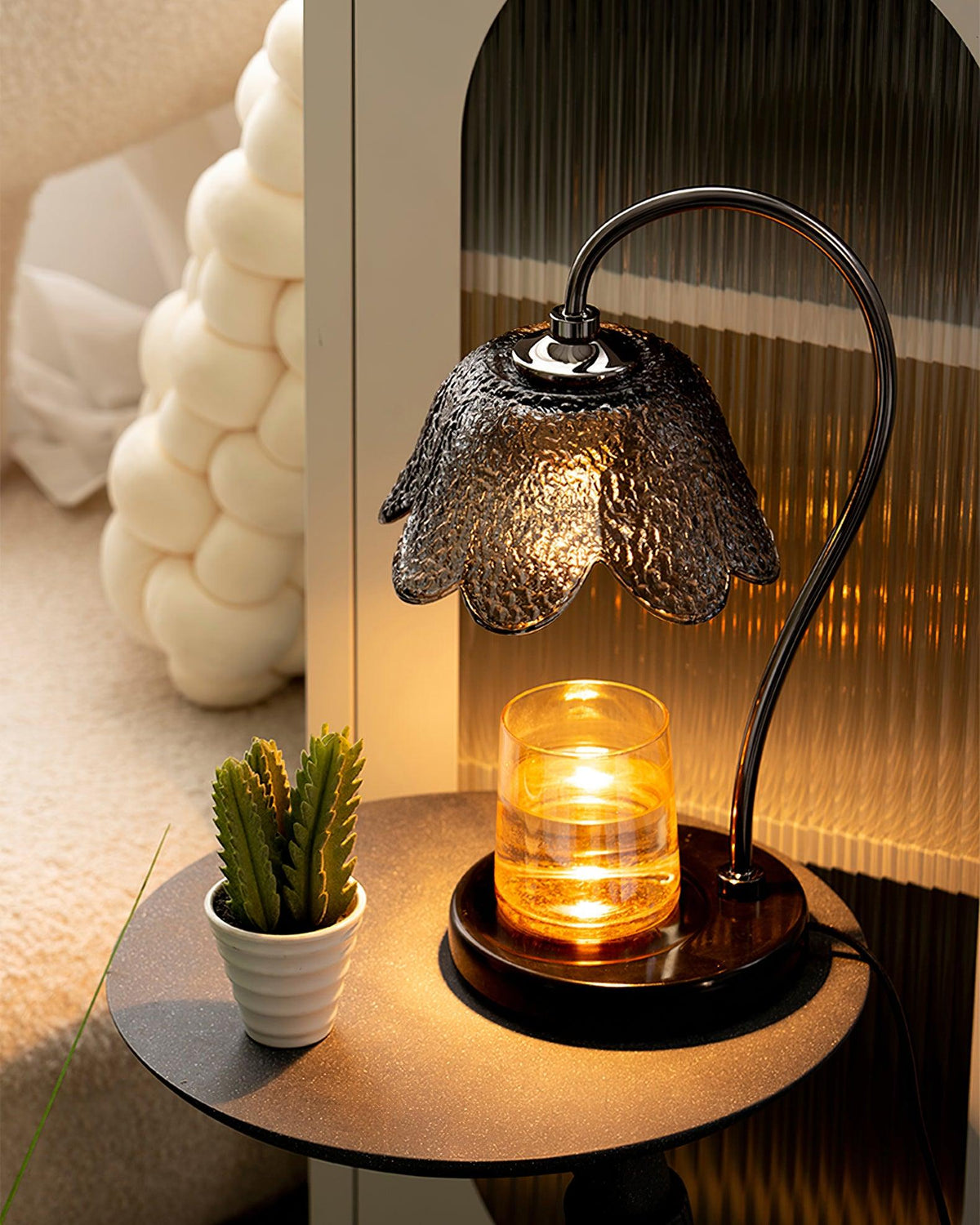 Velivette Lampe de Table à Diffuseur de Bougie