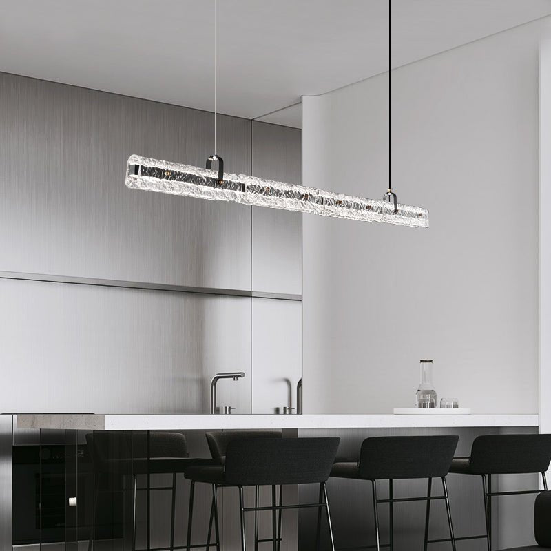 Sorenine Luxe Glace Noir Verre Suspension