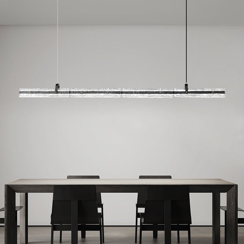 Sorenine Luxe Glace Noir Verre Suspension