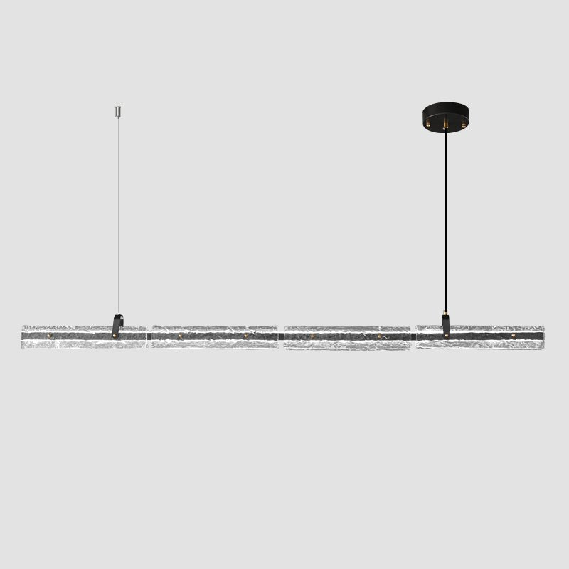Sorenine Luxe Glace Noir Verre Suspension