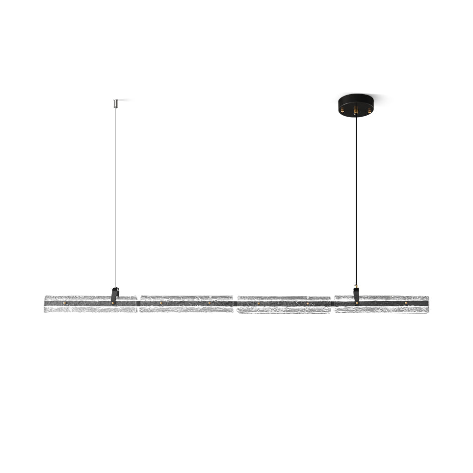 Sorenine Luxe Glace Noir Verre Suspension