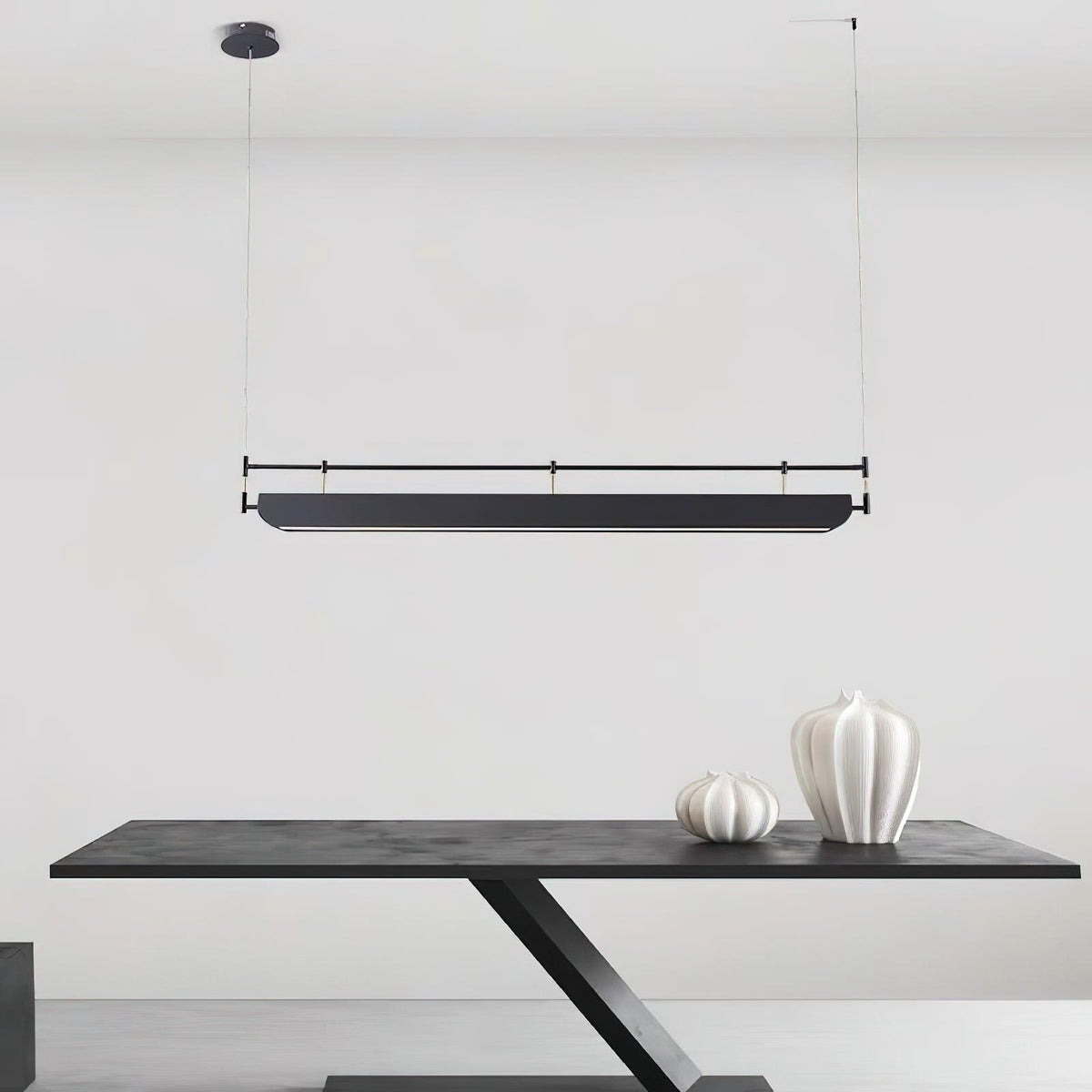 Brenielle Lustre LED Toit Noir