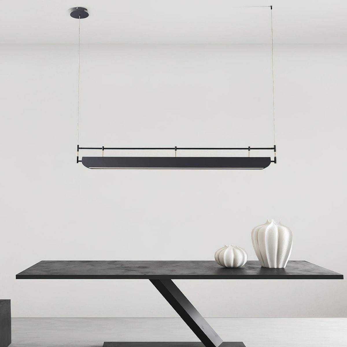 Brenielle Lustre LED Toit Noir