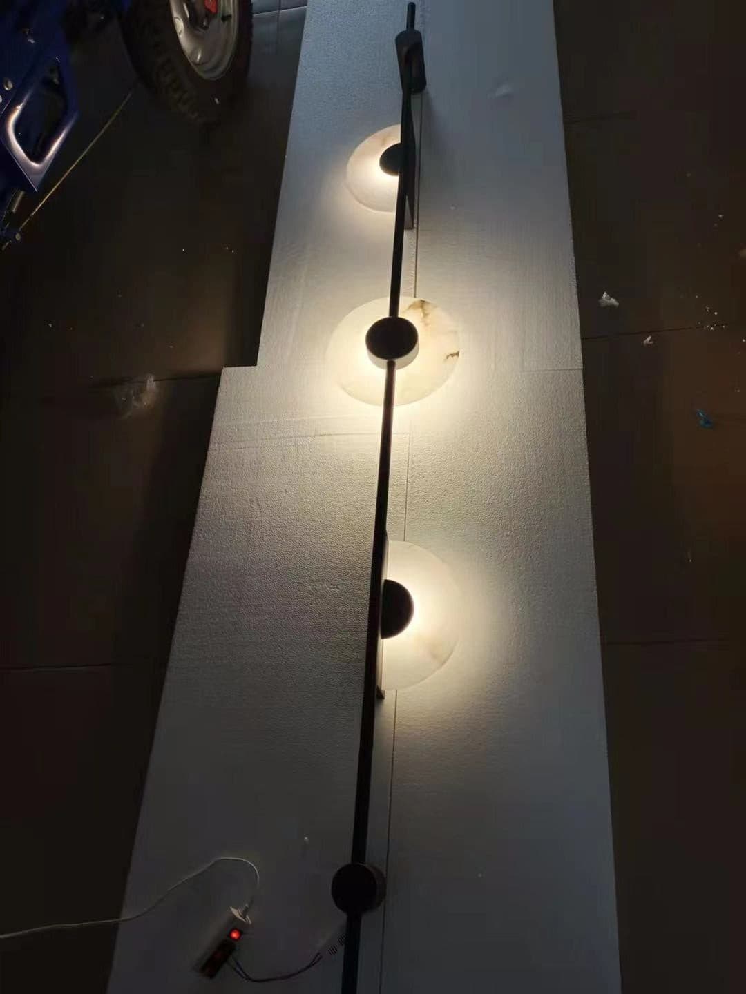 Slender Wall Lamp Alabaster Modern Minimalist-Neutral Decor