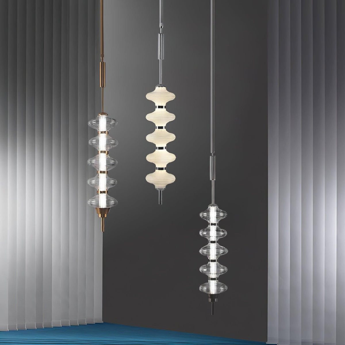 Vesperare Suspension en verre élégante