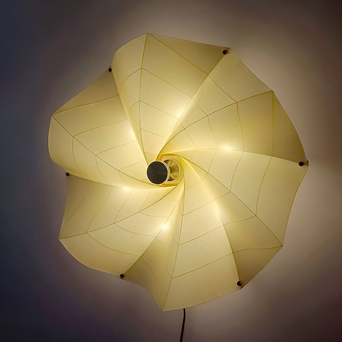 Vadorir Suspension Lumineuse en Tissu Spiralé
