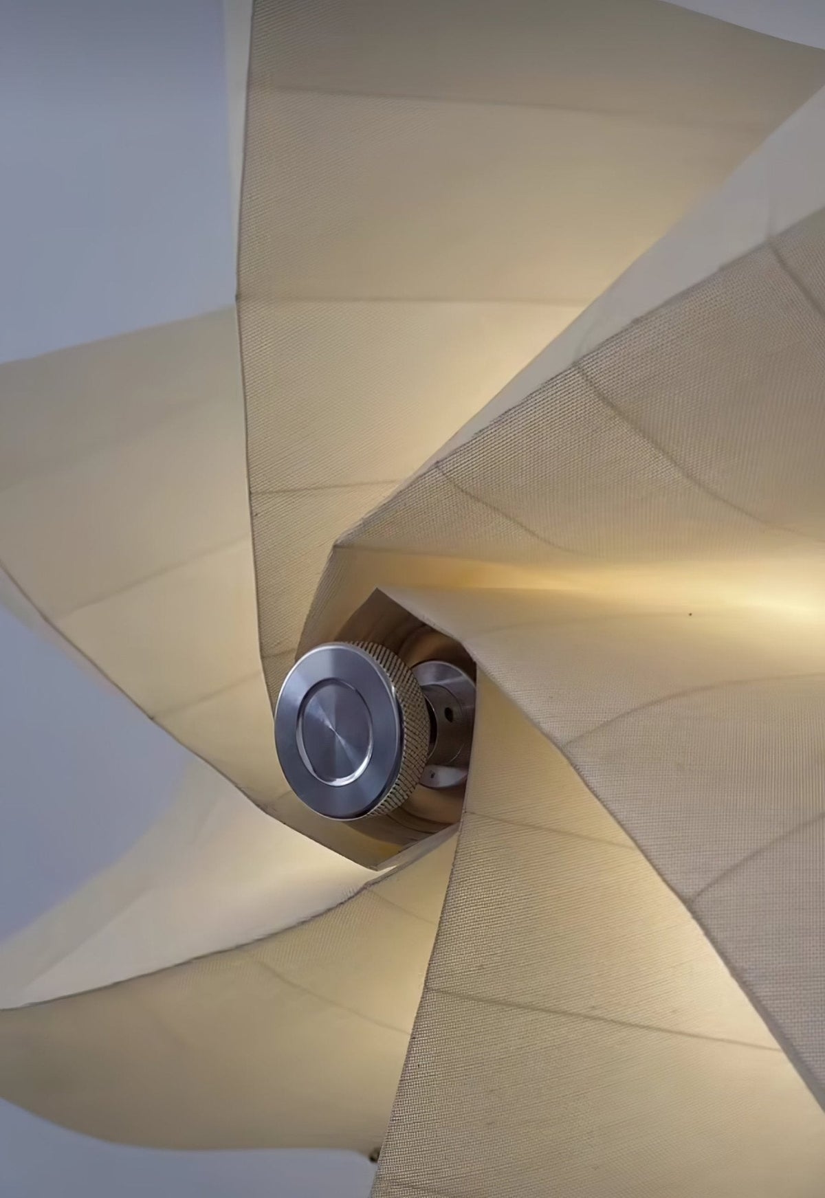 Vadorir Suspension Lumineuse en Tissu Spiralé