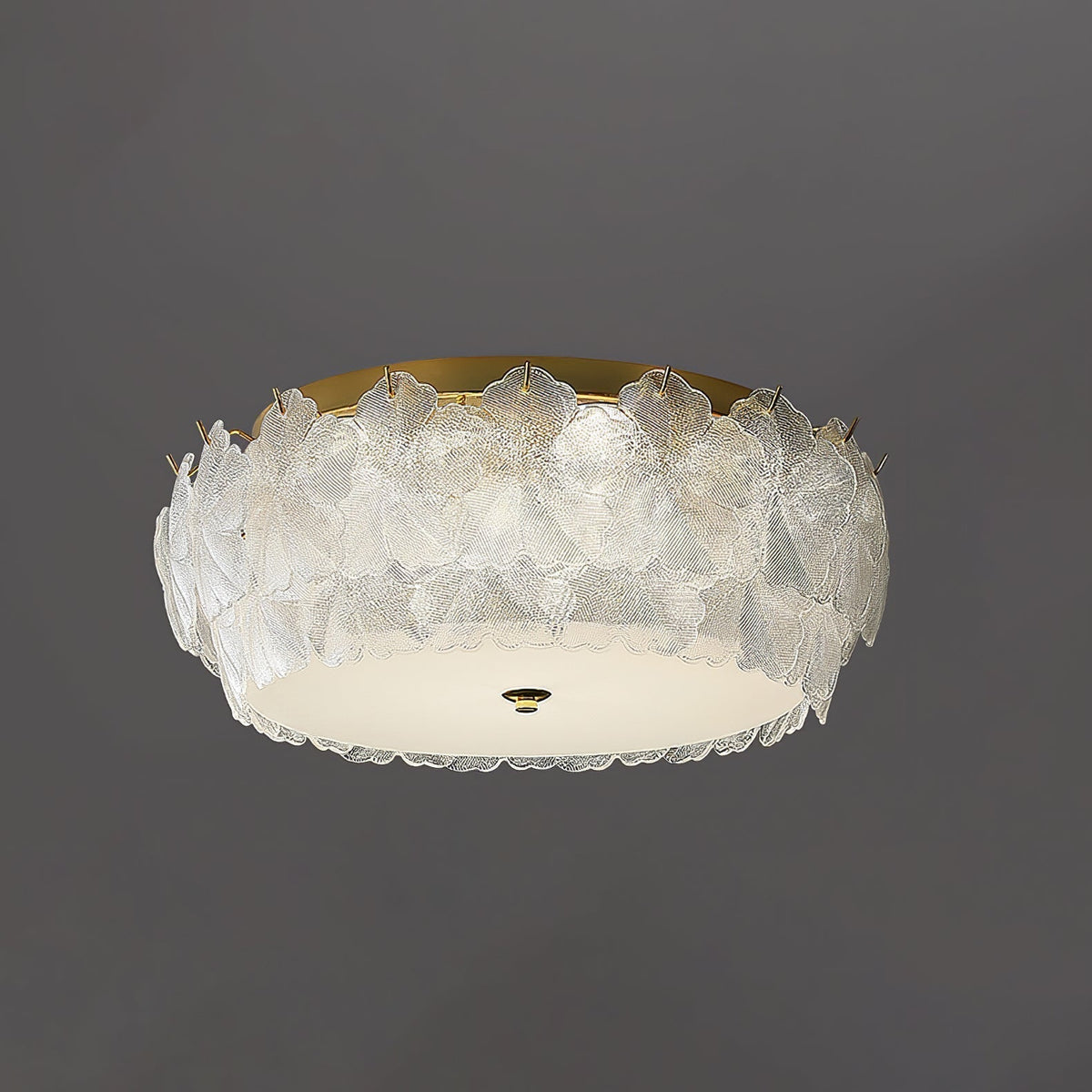 Quinona Lampe de Plafond en Verre Cluster de Fleurs