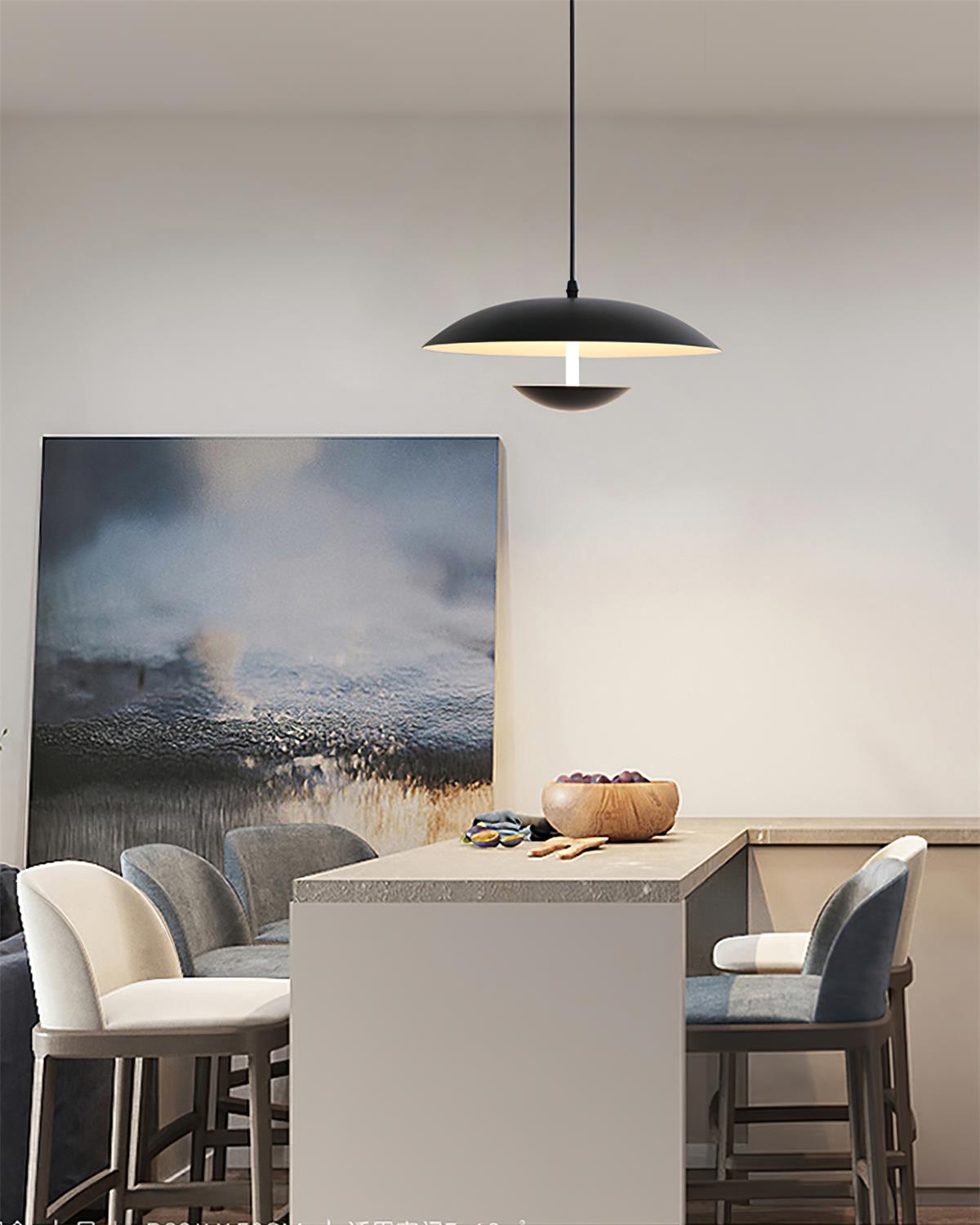 Solen Pendant Light Black Minimalist-Neutral Decor