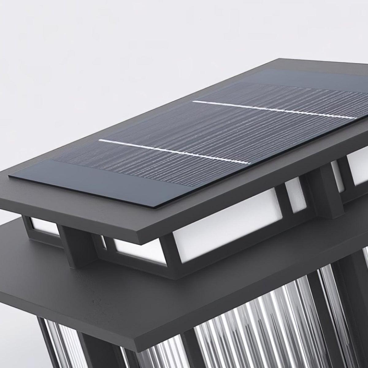 Milo Luminaire Extérieur sur Pilier Solaire / Câblé