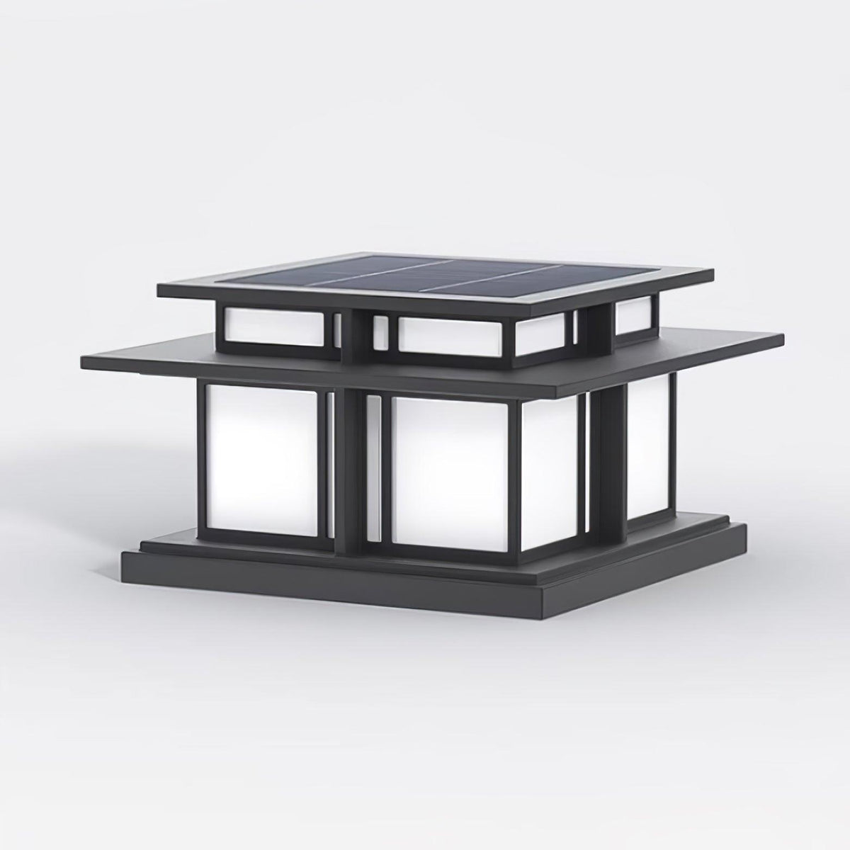 Milo Luminaire Extérieur sur Pilier Solaire / Câblé