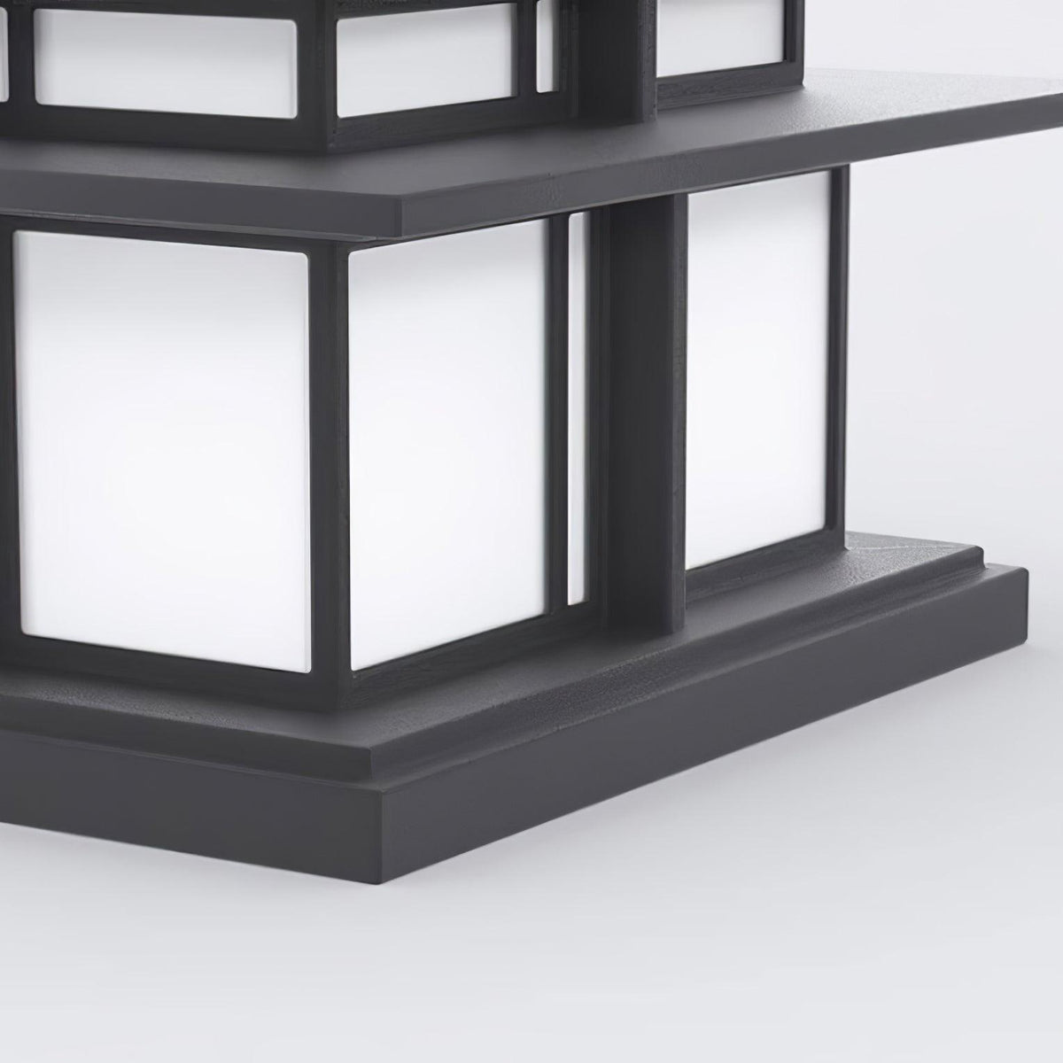 Milo Luminaire Extérieur sur Pilier Solaire / Câblé