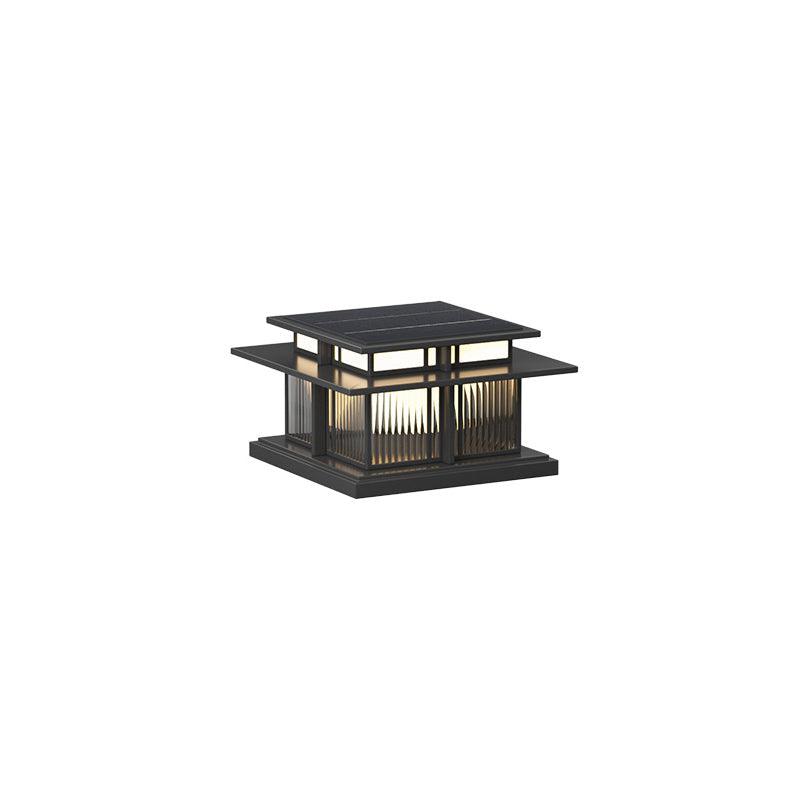 Milo Luminaire Extérieur sur Pilier Solaire / Câblé