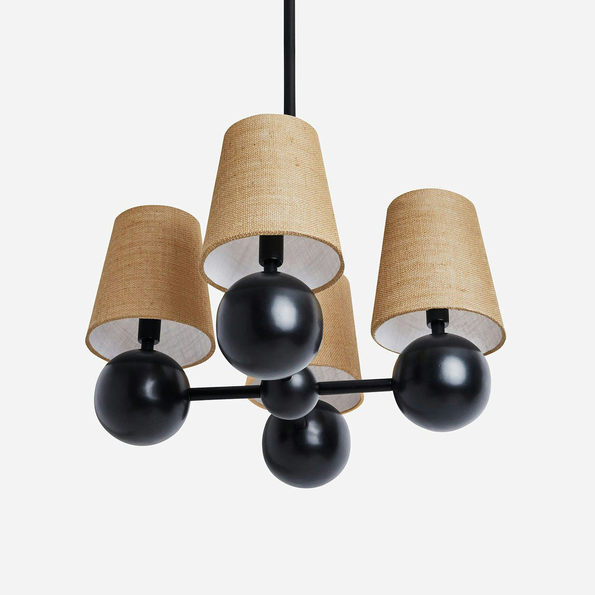 Aevuvyj Prime Élégance Laiton Tissu Métal Lustre