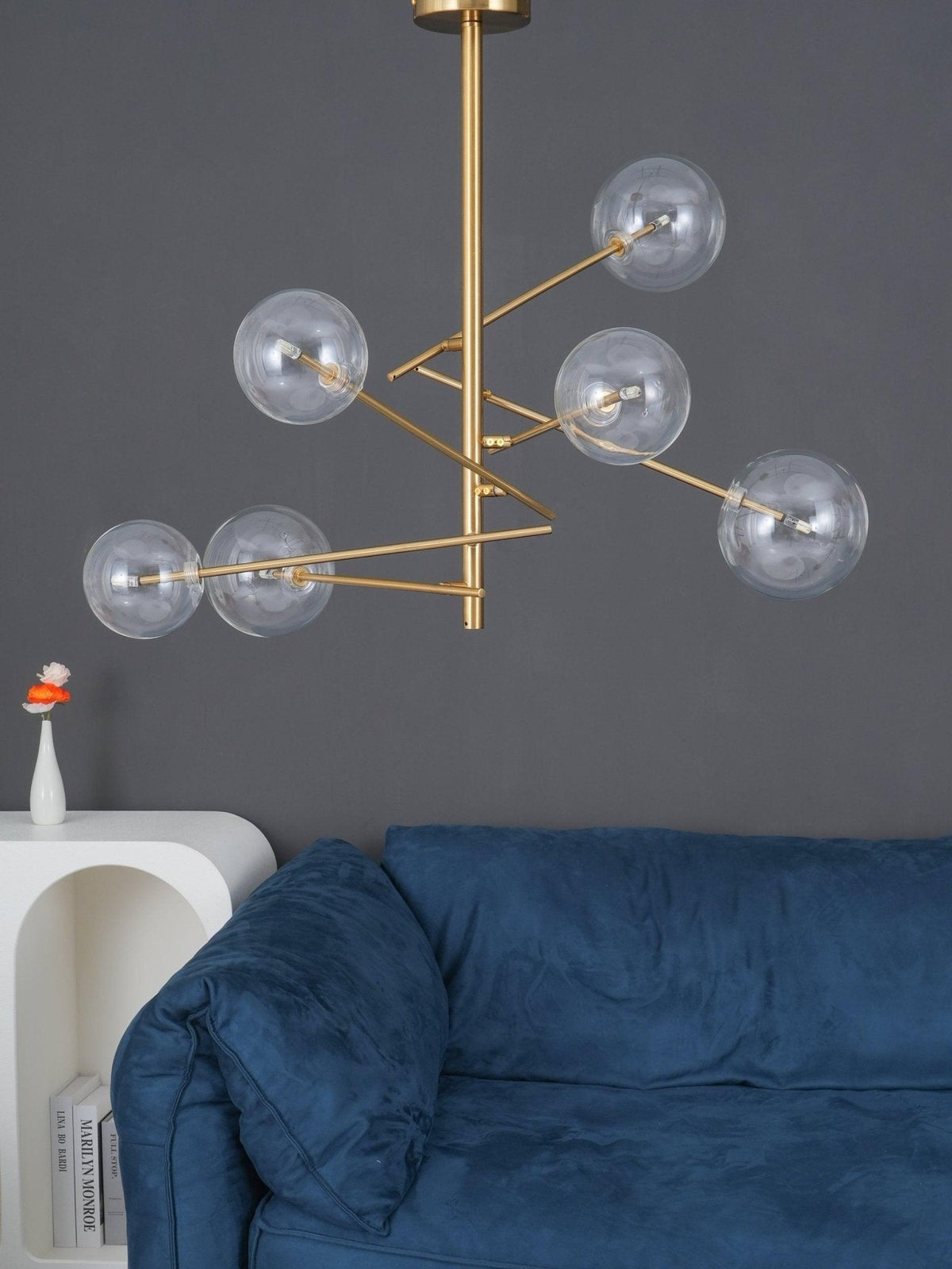 Coretta Lustre LED Cristal Clair