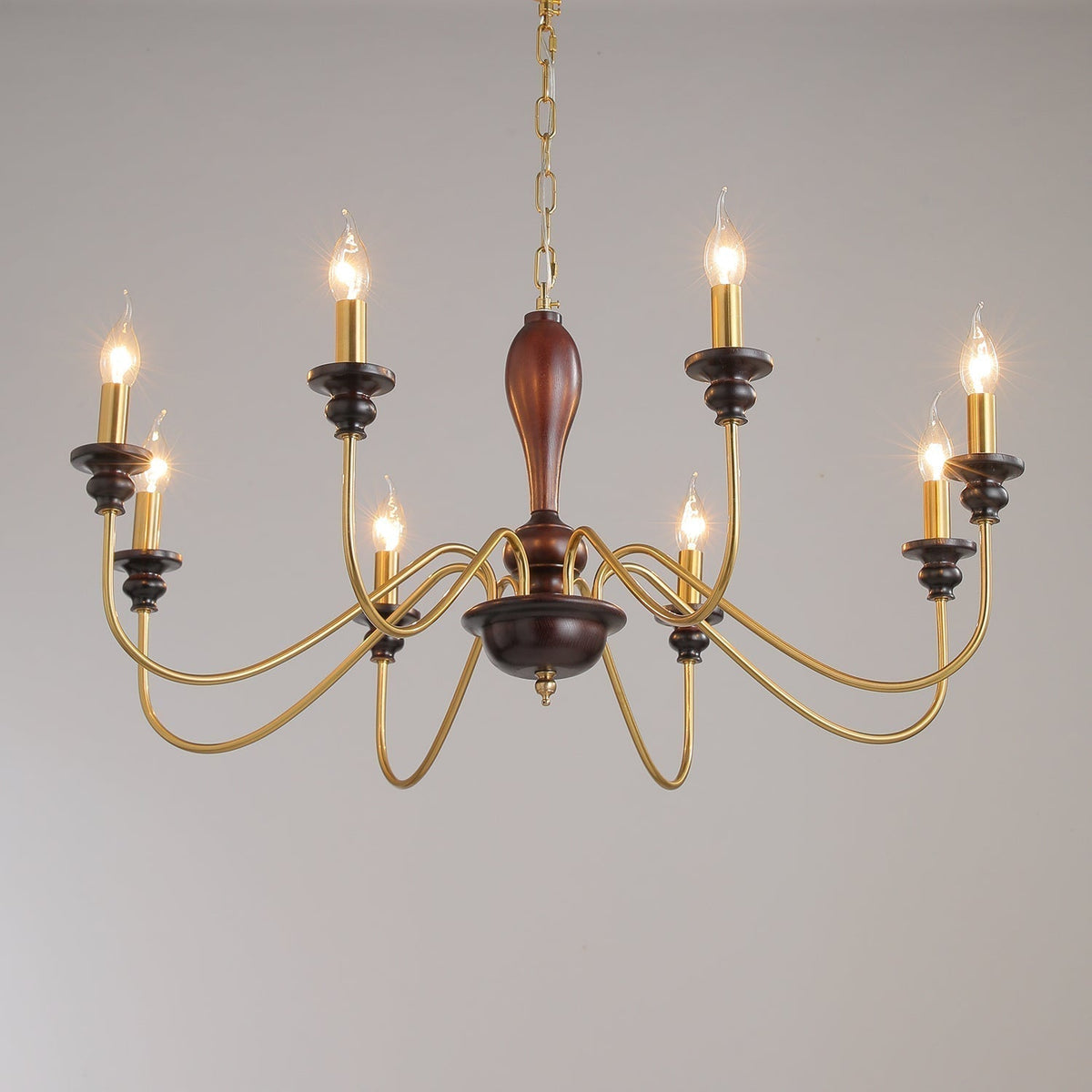 Ilvenan Lustre Vintage Traditionnel Élégant en Bois
