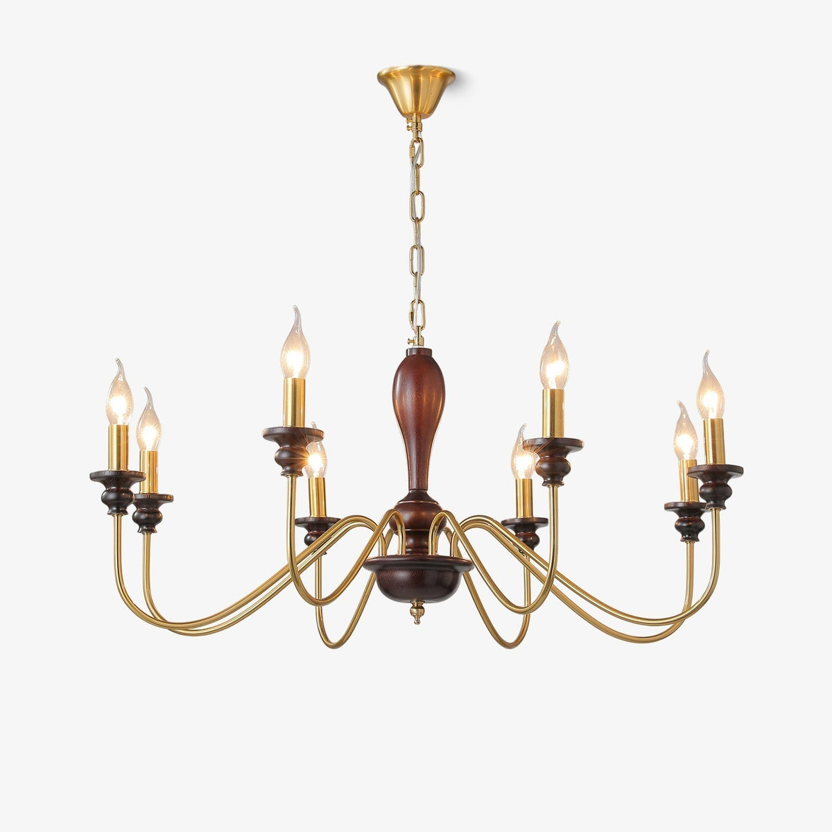Ilvenan Lustre Vintage Traditionnel Élégant en Bois