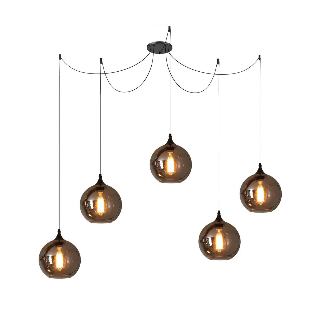 Mirelia Suspension Industrielle en Verre