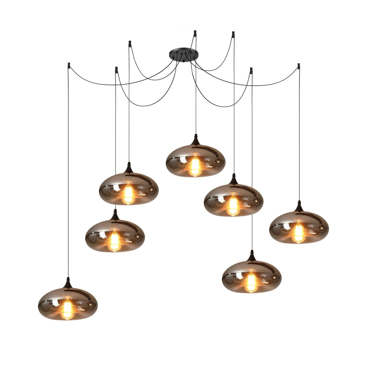 Mirelia Suspension Industrielle en Verre