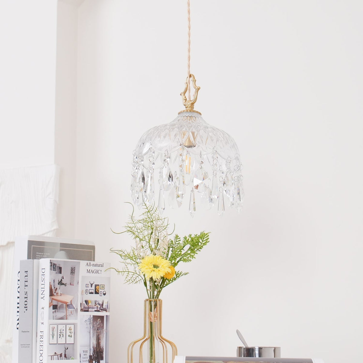 Elyran Suspension Cristal Vintage