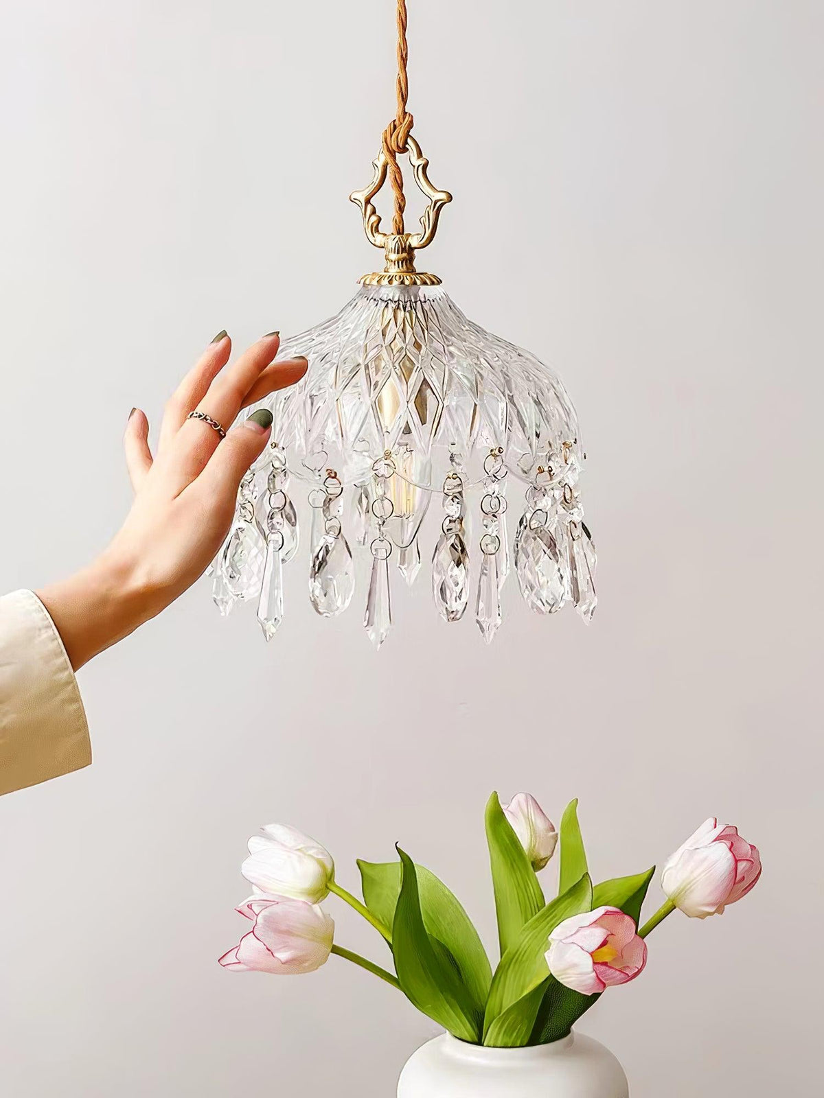 Elyran Suspension Cristal Vintage