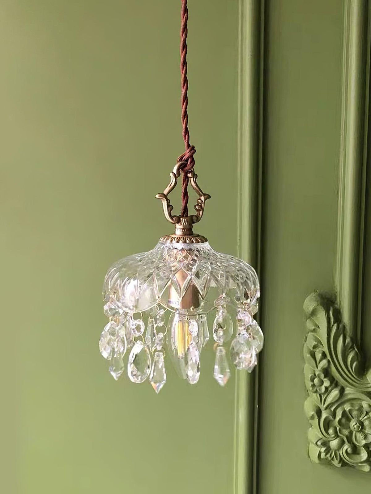Elyran Suspension Cristal Vintage