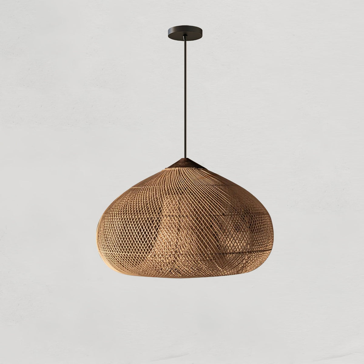 Evelyn Suspension en Rotin Tressé pour Salon