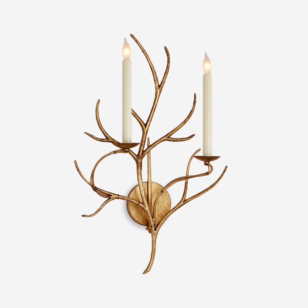 Duvor Double Candle Wall Sconce-Neutral Decor